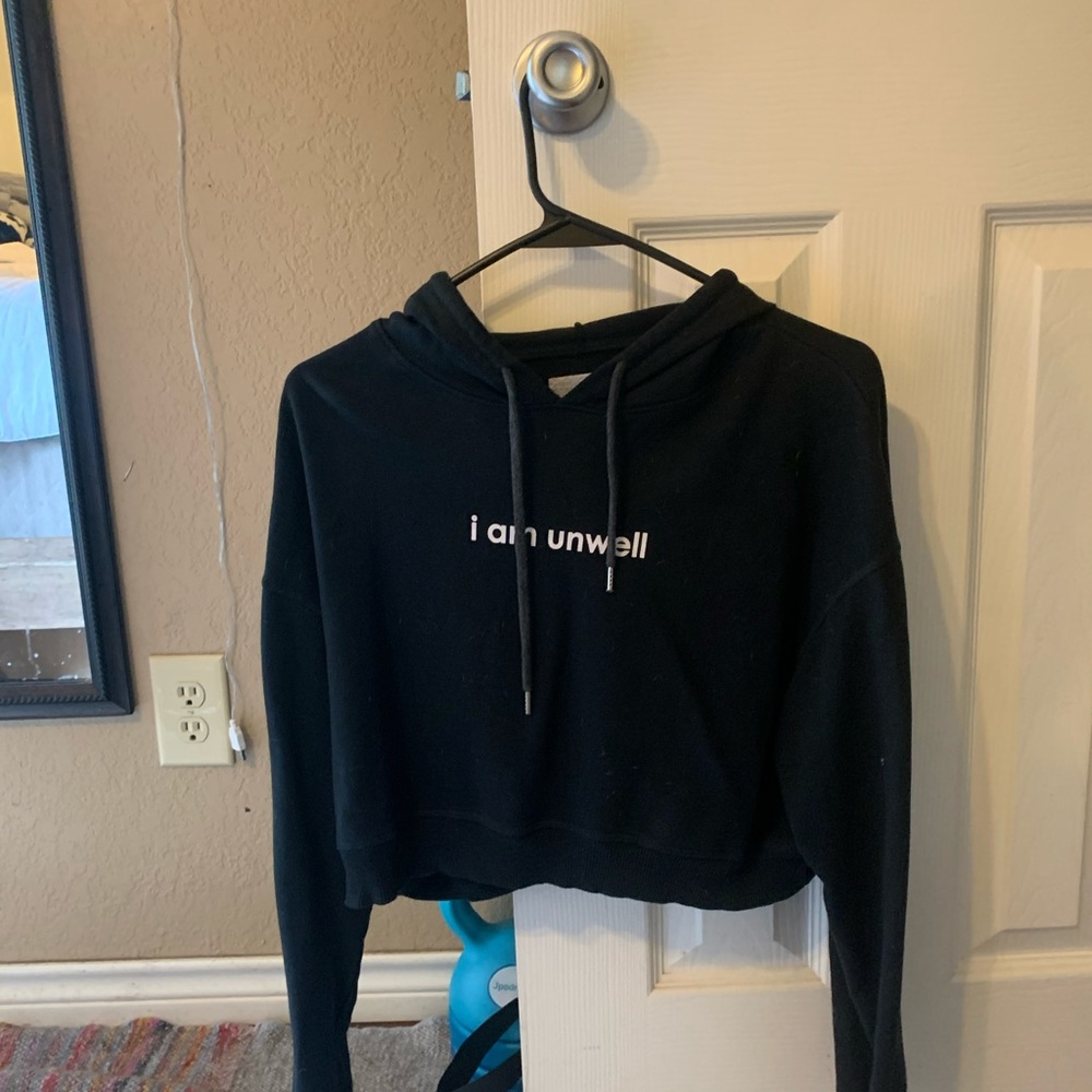 NWOT Call Her Daddy cropped hoodie